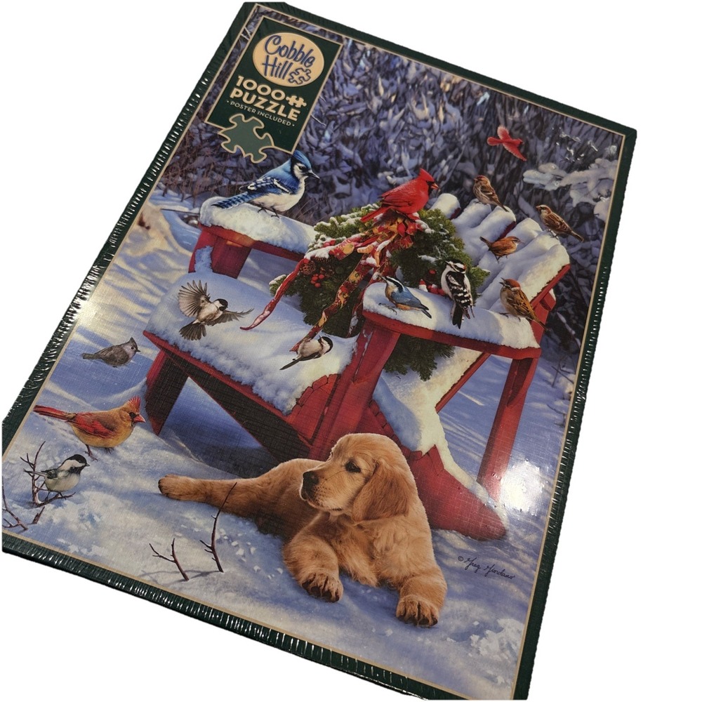 WARM WINTERS DAY (Cobble Hill) -- 1000 Piece Jigsaw Puzzle --‎ SEALED